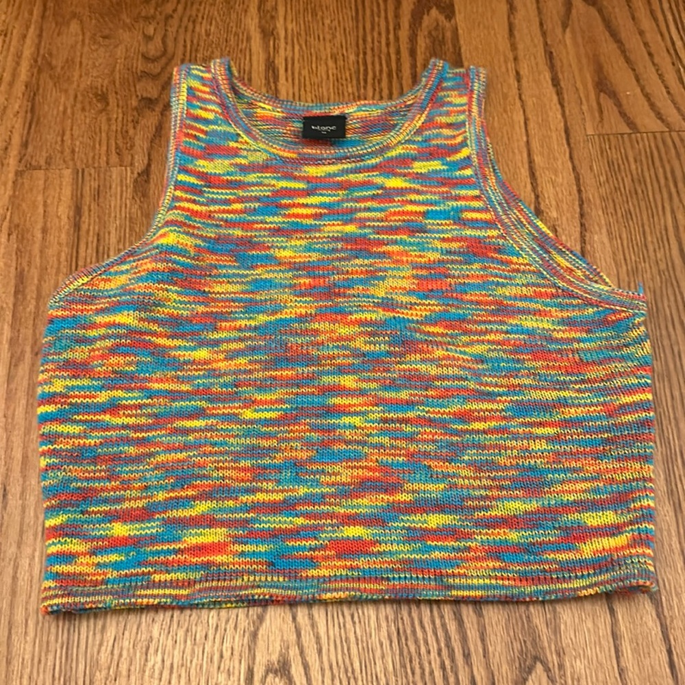 rainbow crop top